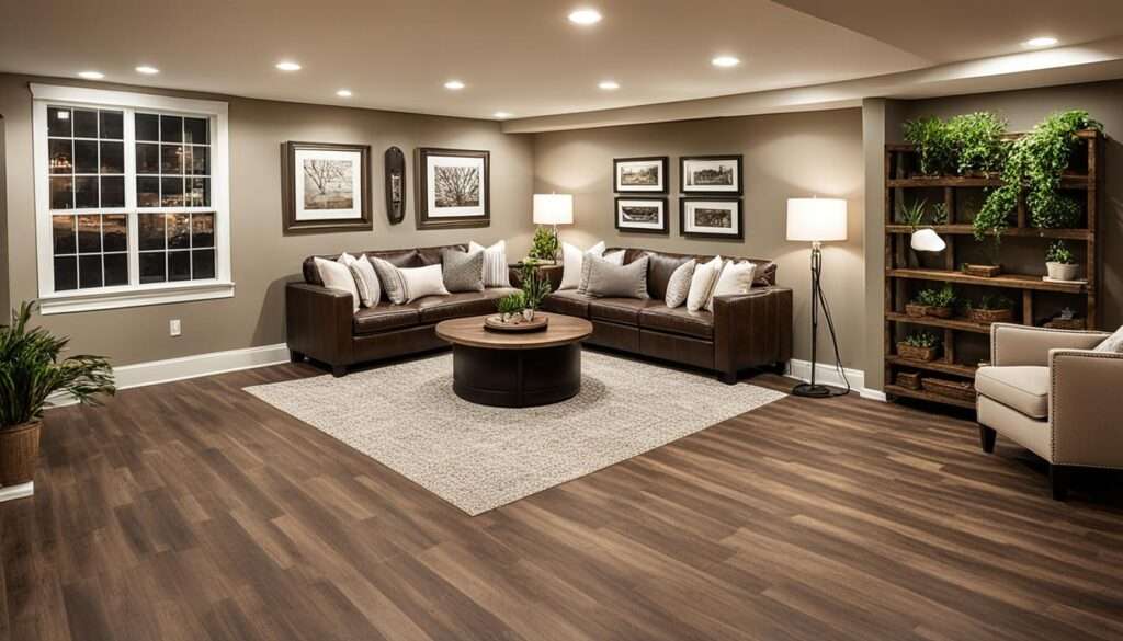 cheap basement flooring ideas